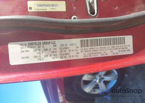 2013 Jeep Patriot Latitude from USA, damaged, VIN 1C4NJPFA4DD109121